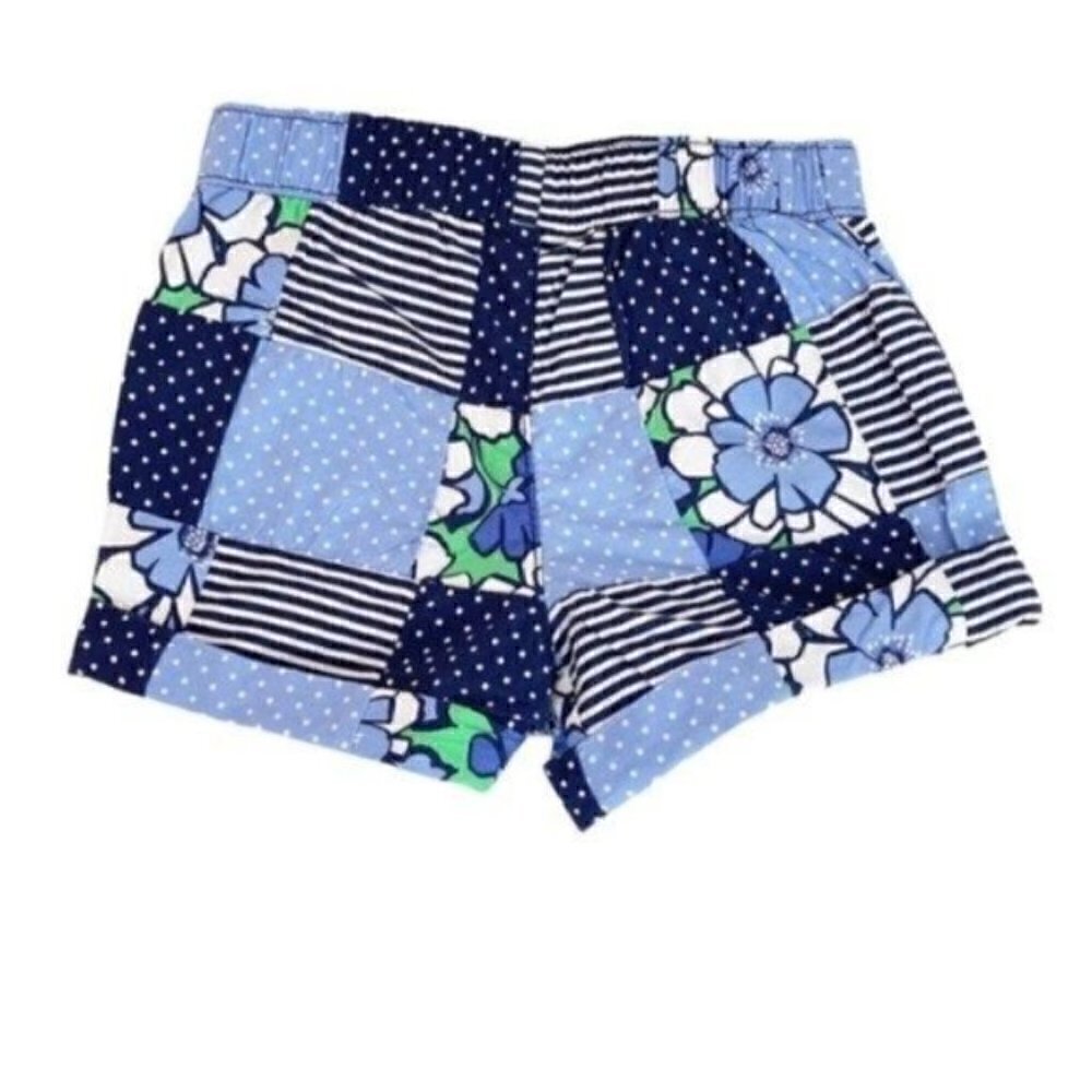 GYMBOREE Spring Prep Patchwork Shorts polka dots stripes floral 12-18 months - Picture 2 of 6
